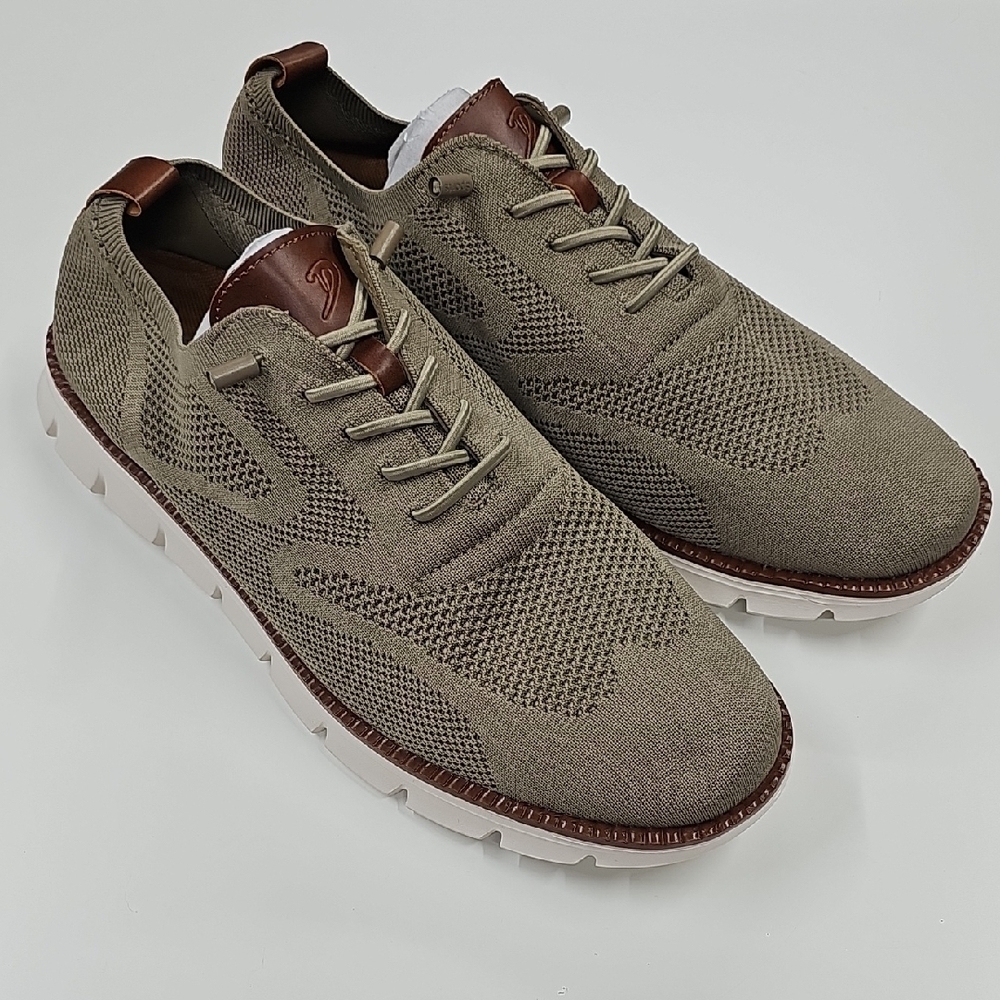 BREEZE Men's Tan Casual Shoes Lightweight Shock Absorbing & Comfortable Size 48